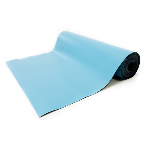 ESD Anti-Static High Temperature Table Mat Roll, 2 Ft. x 10 Ft., Blue